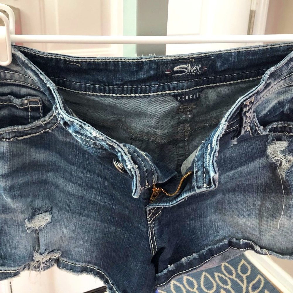 Silver 'Berkley' Shorts